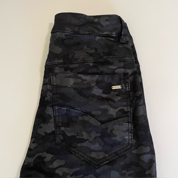 Bevy Flog Commando Button Fly Pant Stretch Cotton Black Camo Size 26 - Picture 11 of 16
